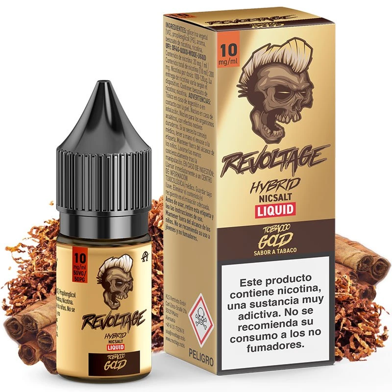 Tobacco Gold 10ml - Revoltage Hybrid Nic Salts